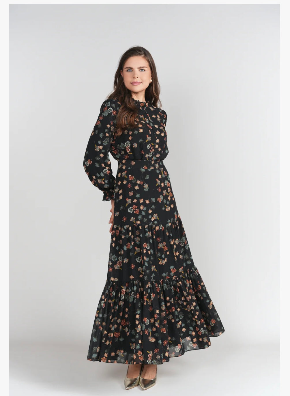 Adina LV Zoe Maxi Dress - Winter Roses