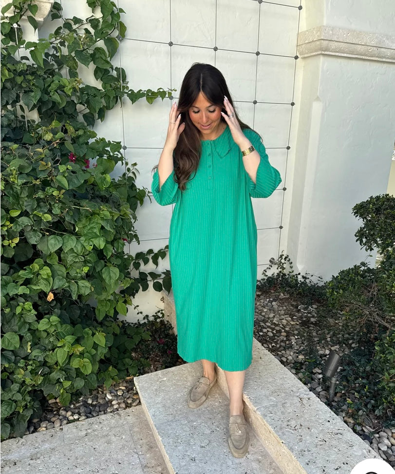 DRAMA NYC PLUS Beverly Ribbed Dress- 5 Colors
