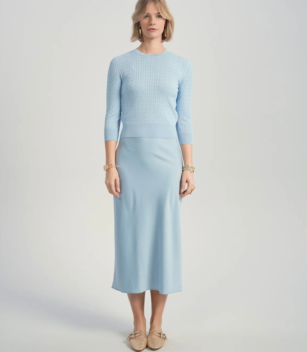 Aleeza Paris Lexi Cable Knit Top- 4 colors