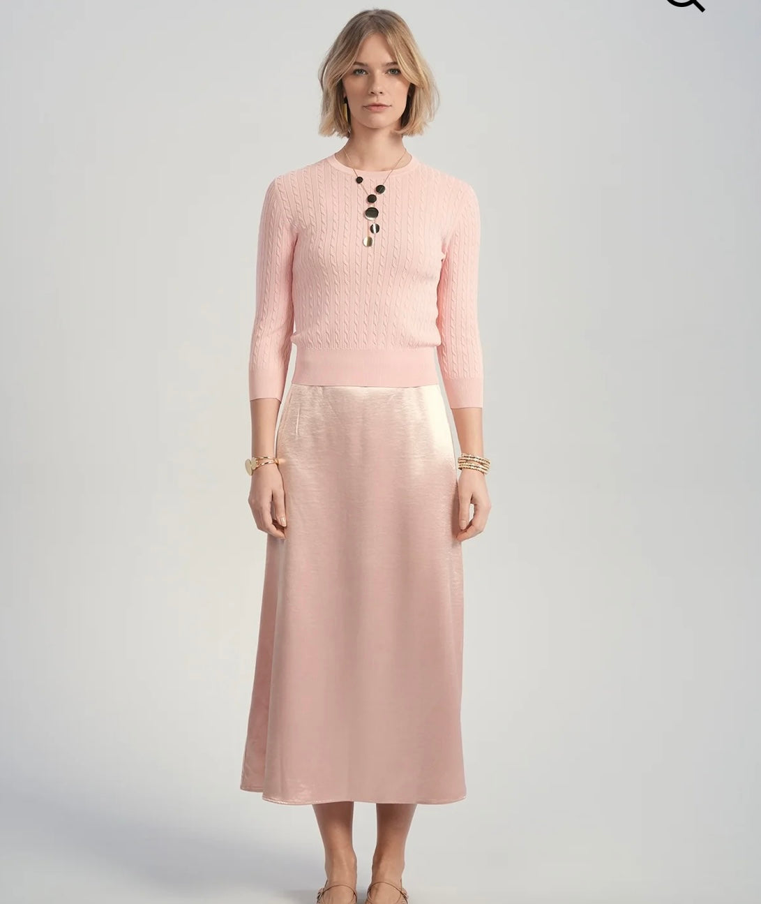 Aleeza Paris Lexi Cable Knit Top- 4 colors