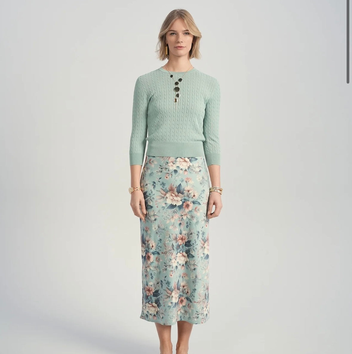 Aleeza Paris Lexi Cable Knit Top- 4 colors