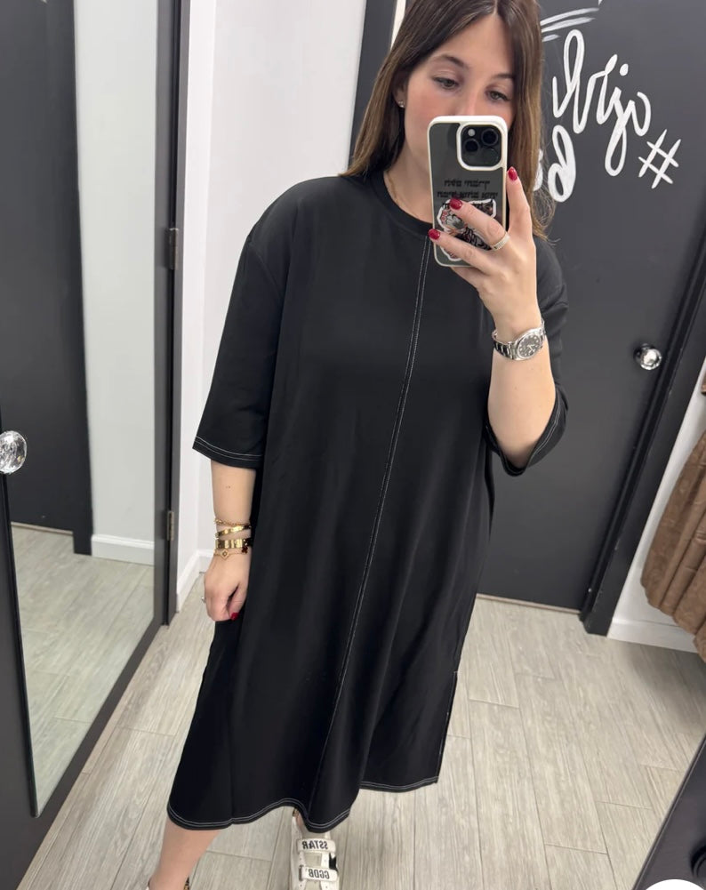 DRAMA NYC PLUS Hot Stitch Dress