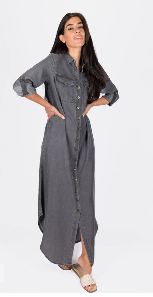 Yakira Bella piper dress- BLACK