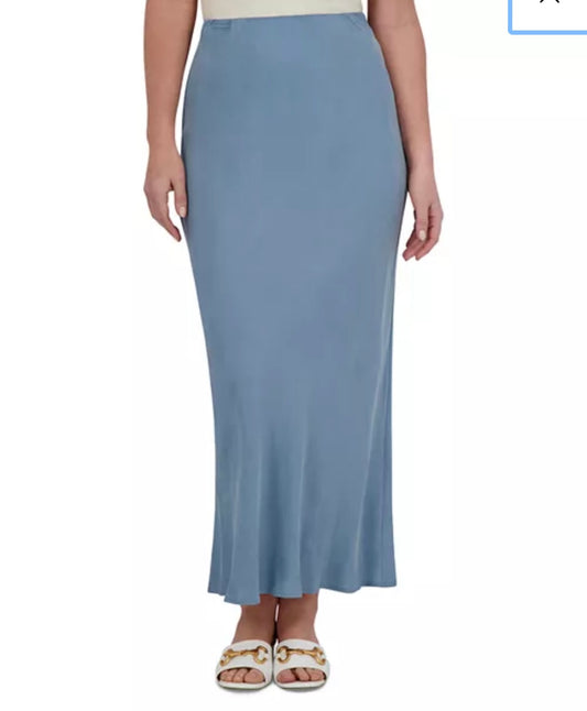 Point Brushed Straight Skirt
