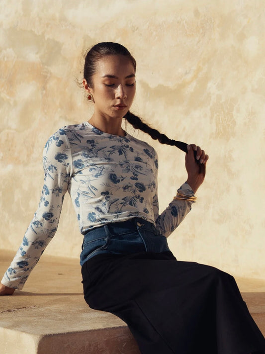 Bliss Modal T-shirt Toil Floral