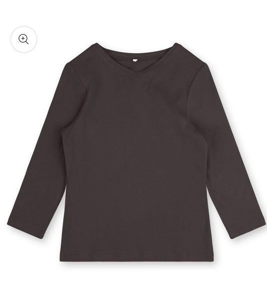 POINT 3/4 SLEEVE CLASSIC V-NECK GEMSTONE BLACK