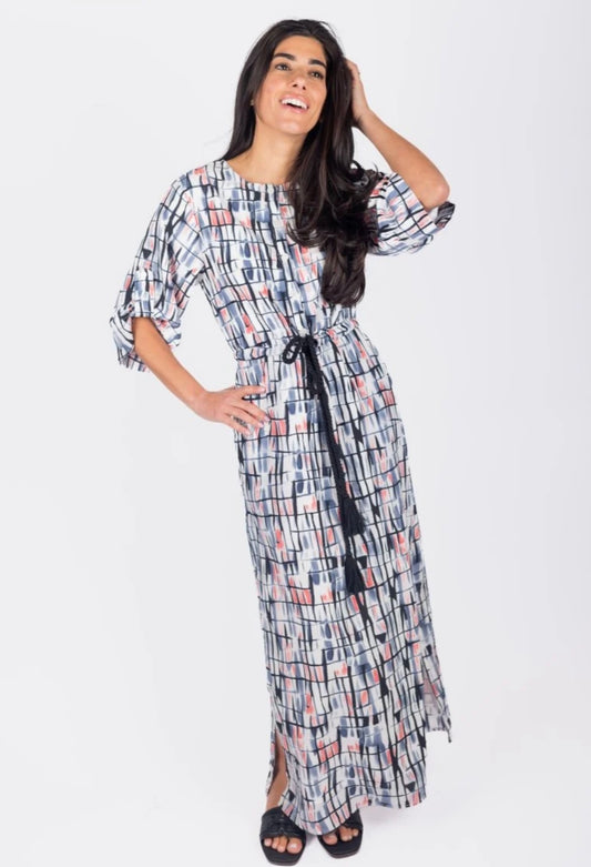 Yakira Bella NADIA DRESS (BLACK PATTERN)