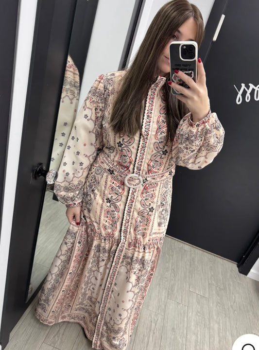 DRAMA NYC PLUS Elle Paisley Dress