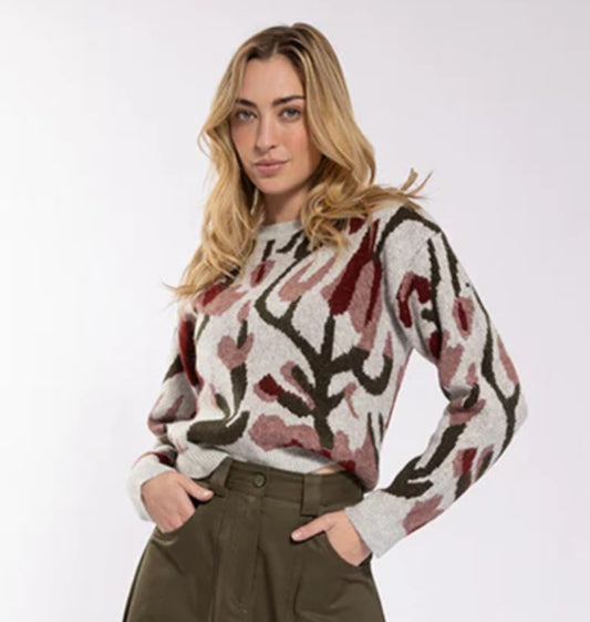 Concept Floral Crewneck Sweater